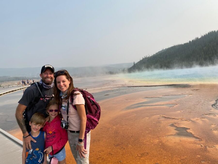 Old Faithful and More Yellowstone Beauty